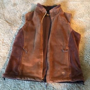 Mountain Hardware brown women’s vest size medium